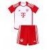 Bayern Munich Leon Goretzka #8 Replika Babytøj Hjemmebanesæt Børn 2023-24 Kortærmet (+ Korte bukser)